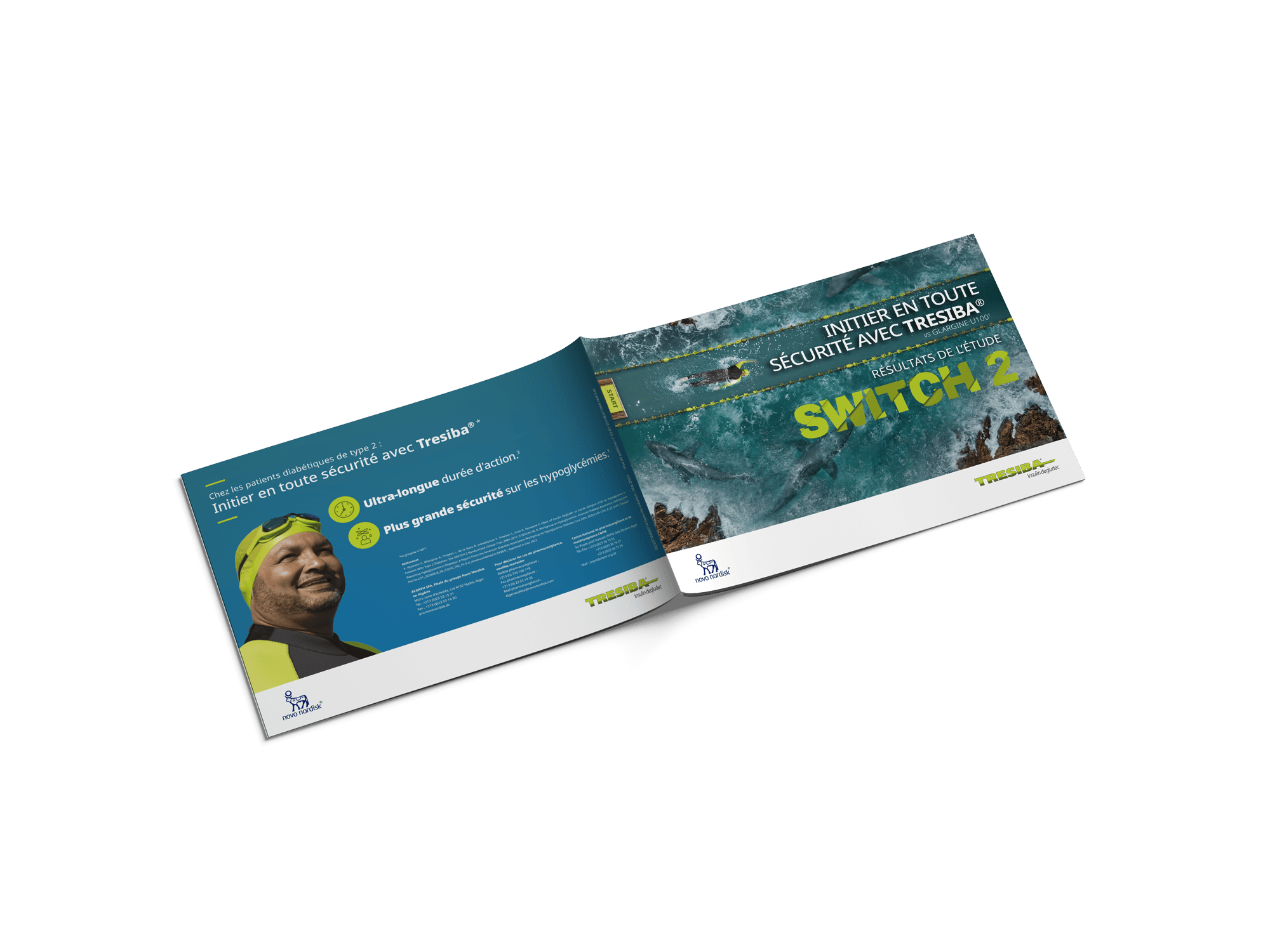 A4 landscape brochure mockup